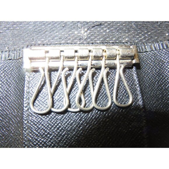 Louis Vuitton Black Nior Epi Italian Leather Multicles 6 Key Holder Case Wallet - Picture 4 of 15